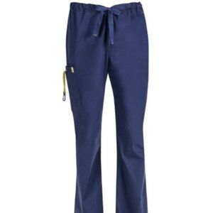 Code Happy Scrubs Men's Drawstring Cargo Pant 16001A NVCH Navy Size S/W36